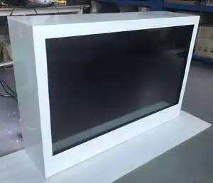 Transparent Oled Screen 15.6 To 86 Inch Showcase Door Open Front Window 3d Display For Products Display