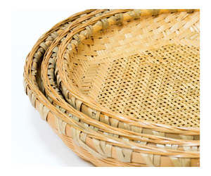 Cesta Redonda de Bambú Resistente para Lavar Arroz, Bandeja de Bambú, Buen Precio, Decoración, de Fábrica Vietnamita - Product Image 2