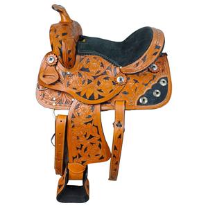 Venta al por mayor a granel, monturas de carreras de barril, monturas de caballo occidentales hechas a mano de cuero genuino de primera calidad, suministro directo de Rodeo de fábrica - Product Image 2