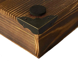 ซัพพลายเออร์ถาดไม้ระดับพรีเมียมสำหรับใช้ในโรงแรมร้านอาหารชุดถาดทำจากไม้สน2ชิ้นพร้อมที่จับโลหะวันนี้ - Product Image 6