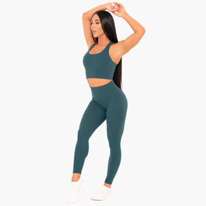Ensemble de Yoga moulant taille haute pour femmes, vêtements d'athlétisme, de Fitness, sans couture, offre spéciale - Product Image 6