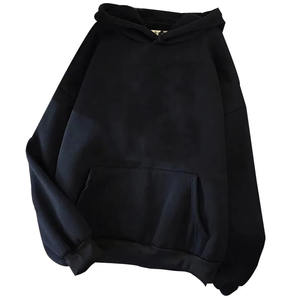 Alta calidad 620 GSM algodón polar grueso Color sólido ropa deportiva Sudadera con capucha ropa de Fitness personalizada Sudadera con capucha bordada - Product Image 4