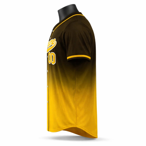 Maillot de baseball pour homme, dernier design, vente en gros, 100% polyester, respirant et élégant, service OEM disponible - Product Image 3