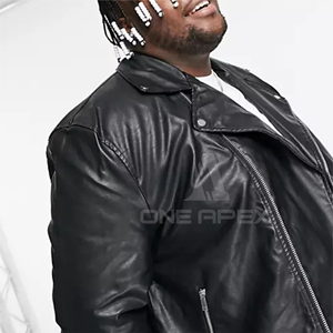 Veste en cuir personnalisée de haute qualité pour hommes du Pakistan Veste de moto en toile de style High Street Qualité la plus populaire pour les hommes - Product Image 5