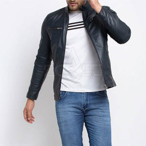 Men's Winter Leather Jacket for Sale Comfortable Fashion Jackets Good Quality Custom Leather Jackets 2024 High Street - Product Image 5