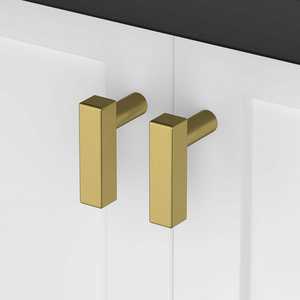 มือจับประตูไม้และทองเหลือง ดีไซน์หรูหรา งานฝีมือระดับพรีเมียม อุปกรณ์ตกแต่งที่สง่างาม - Product Image 5