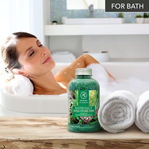 Aromatika para Baño Corporal con Sal Marina Natural de Pino, 600g, con Aceite Esencial Tonificante para una Relajación Profunda - Product Image 4