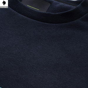 เสื้อฮู้ดผ้าเทอร์รี่สำหรับผู้ชายผ้าคอตตอนแท้สำหรับ100% ออกแบบได้ตามต้องการมีฮู้ดเย็บปักด้วยพลอยเทียมสำหรับฤดูหนาว - Product Image 5