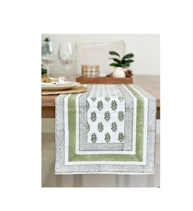 Caminos de mesa largos de lino suave para fiesta de boda decoración rústica de comedor de granja con diseño de tela transpirable duradero - Product Image 1