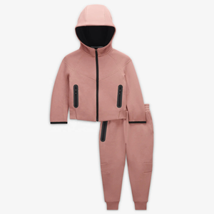 Conjunto Deportivo para Niños 2025, Conjunto de Sudadera con Capucha y Pantalones Deportivos de Felpa Técnica con Cremallera Completa, Conjunto de Ropa Deportiva para Niños - Product Image 2