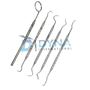 Kit d'hygiène buccale professionnel en acier inoxydable : instruments de sculpture dentaire et miroir manuels de haute qualité - Product Image 2