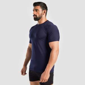 เสื้อยืดเลกิจี นาวี จิม ที สำหรับออกกำลังกายและยิมนาสติก - Product Image 1