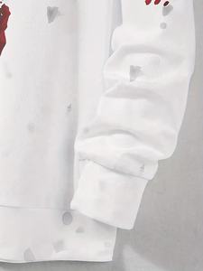 เสื้อสเวตเตอร์มีฮู้ดสำหรับผู้ชายเสื้อฮู้ดแบบสวมหัวพิมพ์ซับลิเมชัน100% ขนาดใหญ่พิเศษสำหรับผู้หญิงใส่โลโก้แบบกำหนดเองได้ - Product Image 5