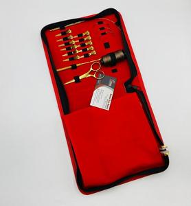 Kit de herramientas de extensión de cabello chapado en oro multifuncional al por mayor aguja de hilo de acero inoxidable de grado quirúrgico y alicates de cinta - Product Image 5