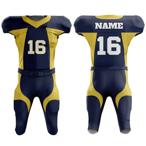 Uniforme de football américain de conception personnalisée de haute qualité OEM uniforme de football américain respirant à séchage rapide fabriqué par cintre Impex - Product Image 6