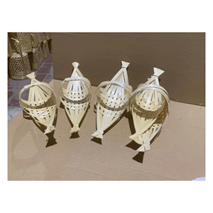 Barco de Bambú Tejido a Mano, Hecho de Bambú Natural para Servir Alimentos, Exhibición y Decoración de Mesa, Elaborado a Mano por Artesanos de Vietnam - Product Image 3