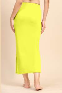 Trendmalls Women's <b>Yellow</b> for Spandex Saree Shapewear Set Breathable Anti-Bacterial Eco-Friendly <b>Lace</b> Trim Model P02 - Product Image 6