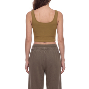 Débardeur court pour femme - Tricot respirant, imprimé 3D et broderie, coupe décontractée, taille unique/XS - Product Image 6