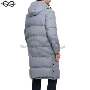 Chaqueta Parka Extra larga con capucha de tela ártica, abrigo de invierno impermeable para hombres y mujeres, aislado para frío extremo con estilo - Product Image 4