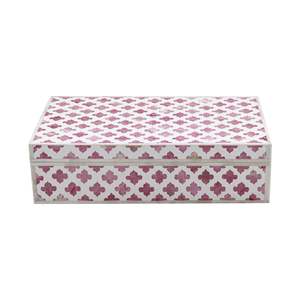 Forme carrée Emballage en bois Organisateur de stockage Cadeau Collier Bracelet Jerwellery Box - Product Image 3