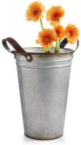 Vente en gros Fabricant exportateur Vase à fleurs fantaisie en métal galvanisé Nouveau design Articles ménagers décoratifs pour le salon et le camping - Product Image 6