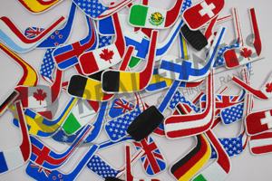 Nouvelle arrivée Écussons de hockey sur glace de conception personnalisée OEM fer à coudre sur patch 100% tissu polyester couleur personnalisée - Product Image 4