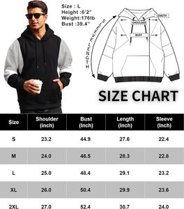 Men's Casual Winter Fleece Pullover Hoodie Novelty Color Block Design Embroidered Plain Dyed <b>Tie</b> <b>Dye</b> <b>Hoodies</b> Sweatshirts - Product Image 3