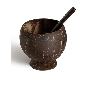 Venta al por mayor, superventas, taza de cáscara de coco, tazas de coco hechas a mano, regalo personalizado, cuenco sostenible de Vietnam - Product Image 5