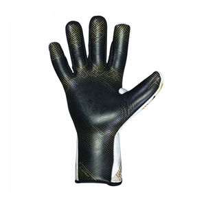 Latest Design Leather Breathable Outdoor <b>Goalkeeper</b> Soccer <b>Gloves</b> with Waterproof Non-Slip Features - Product Image 2