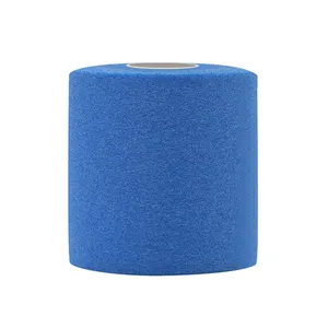 Fabriek Op Maat Gemaakte Pre Wrap Tape Ademend Atletisch Schuim Sportbanden Beige Onderwraps Bandage Voor Enkels Polsen Handen En Knieën