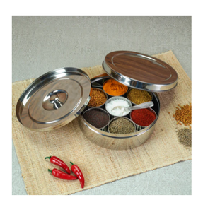 Boîtes à épices en acier inoxydable Gadgets de cuisine Outils d'herbes et d'épices Boîte à épices en acier en gros - Product Image 6