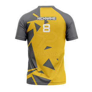 Jersey de E-Sports de Fabricante Pakistaní, 100% Poliéster, Color Sólido, para Adultos - Product Image 3