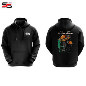 Sudaderas con capucha extragrandes de alta calidad para hombre Sudaderas con capucha de manga regular Logotipo impreso personalizado Sudaderas con capucha de invierno - Product Image 2