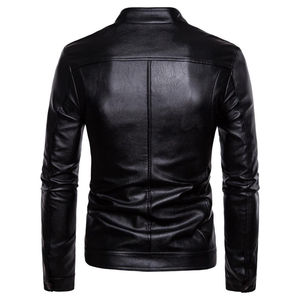 Chaqueta de cuero para hombre de piel de cocodrilo a la venta al mejor precio Chaqueta de talla grande transpirable a prueba de agua para hombre - Product Image 2