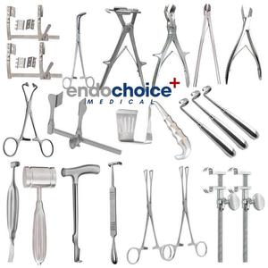 ชุดเครื่องมือผ่าตัดช่องอกด้วยมือทำจากสเตนเลสสตีลของเยอรมัน31ชิ้น - Product Image 1