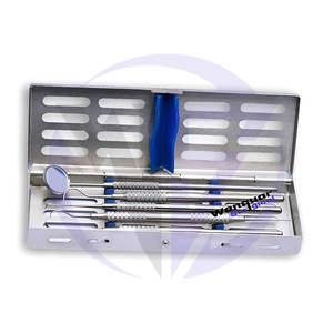 Kit de 4 Espejos Dentales de Acero Inoxidable de Wenquar, Juego de Instrumentos Dentales Manuales Quirúrgicos con Sonda y Raspador, Fabricado por Wenquar - Product Image 2