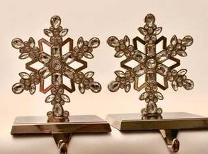 Star Shape <b>Stocking</b> <b>Holder</b> in Metal Gold Color with Festive Design Perfect for Party Other Christmas Decoration Supplies Items - Product Image 4