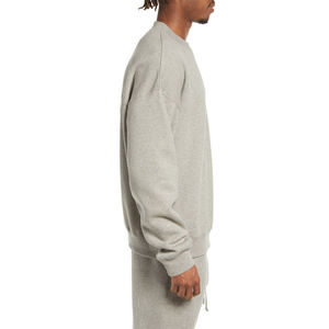100% coton brodé pull sweat pour hommes solide motif hiver polaire doublure sweat à capuche et sweats - Product Image 4