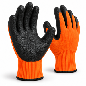Guantes de mantenimiento recubiertos de látex que ofrecen tracción segura, material duradero y movimiento cómodo para actividades de reparación y servicio - Product Image 4