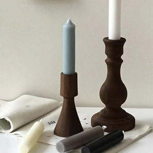 Candelabro clásico Centros DE MESA DE BODA Decoraciones de mesa Portavelas de madera Diseño personalizado de la fábrica de Vietnam - Product Image 6