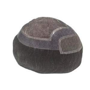 Raw Hair Mono Front Lace 100% Human Hair <b>Wig</b> Toupee Patches Prosthetic Taz Hair BD High Quality - Product Image 5