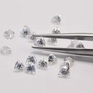 Diamante suelto de corte trillón E/VVS2 forma de triángulo piedra incolora para joyería elegante para diseño de anillo elegante - Product Image 4