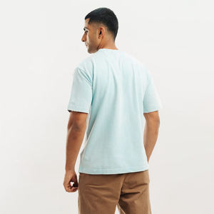 Camiseta Deportiva Casual para Hombre, 100% Algodón Elástico, Manga Corta, Transpirable, de Secado Rápido, 220 Gramos, con Stock de Fábrica, Venta al Por Mayor - Product Image 4