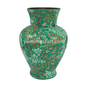 Best Seller Decorative Mosaic Baluster Vase <b>Egg</b> shell mosaic Display Vase For Home Decoration Wholesale - Product Image 3