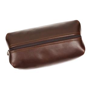 Leather Dopp Kit for <b>Men</b> Cosmetic <b>Bag</b> Grooming Unisex <b>Toiletry</b> Anniversary Gift for Him Wash TYG-0001 - Product Image 6