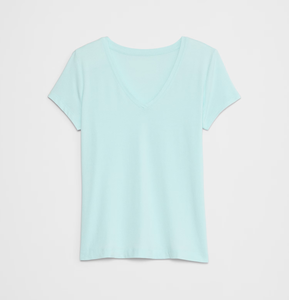 New Trend <b>T</b>-<b>Shirts</b> Custom Design <b>Black</b> <b>T</b>-<b>shirt</b> Pure Cotton Polyester Tee V Neck Comfortable Short Sleeves <b>T</b>-<b>shirt</b> for <b>Women</b> - Product Image 3