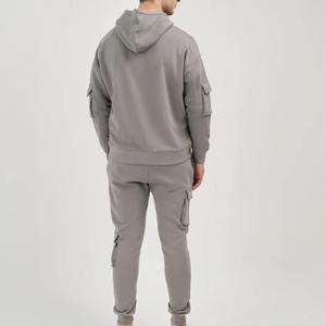 Conjunto Deportivo Unisex de Alta Calidad, 2 Piezas, Conjuntos Deportivos de Forro Polar para Invierno, Conjunto de Pantalones Deportivos de Dos Piezas para Hombre - Product Image 3