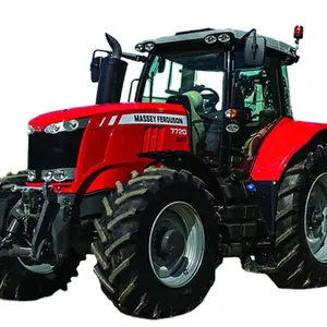 Fresh Used farm tractor Massey Ferguson 399 with cabin MF 4x4 tractors front loader and backhoe