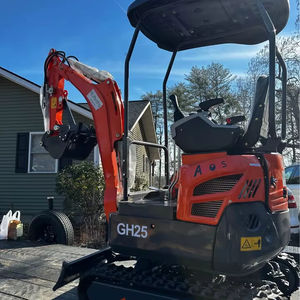 รถขุดขนาดเล็ก 2.5 ตัน มาตรฐาน EPA ยูโร 5 รถขุดตีนตะขาบขนาดเล็กพร้อมห้องโดยสาร เครื่องจักรสำหรับงานดิน - Product Image 1