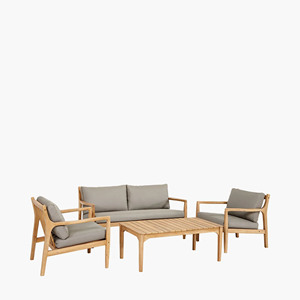 ชุดเฟอร์นิเจอร์สวนโซฟาเฟอร์นิเจอร์ลานสวนโซฟาไม้สัก-doyin - Product Image 1